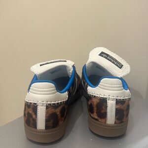 pop Kids Sneakers with Leopard and Blue Highlights limited edition